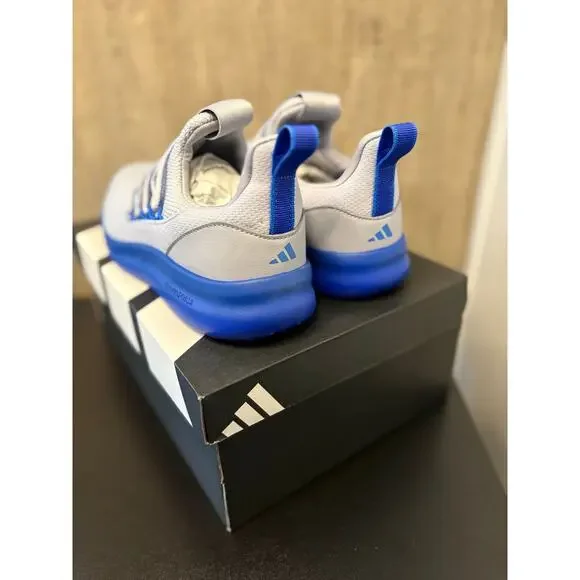 NEW SZ 7y/8w - Adidas Lite Racer Adapt 7.0 Gray/Blue - Picture 2 of 4